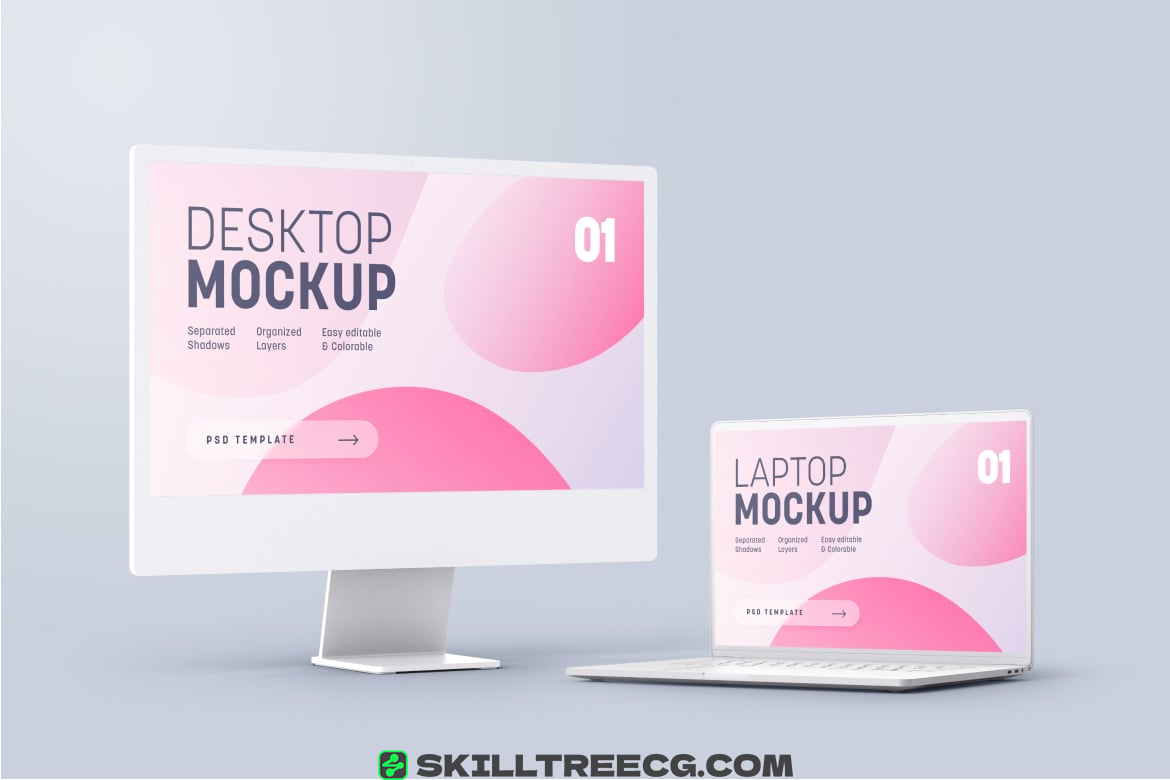 图片[5]-Multi Device Clay Mockup Set（921151）-技能树